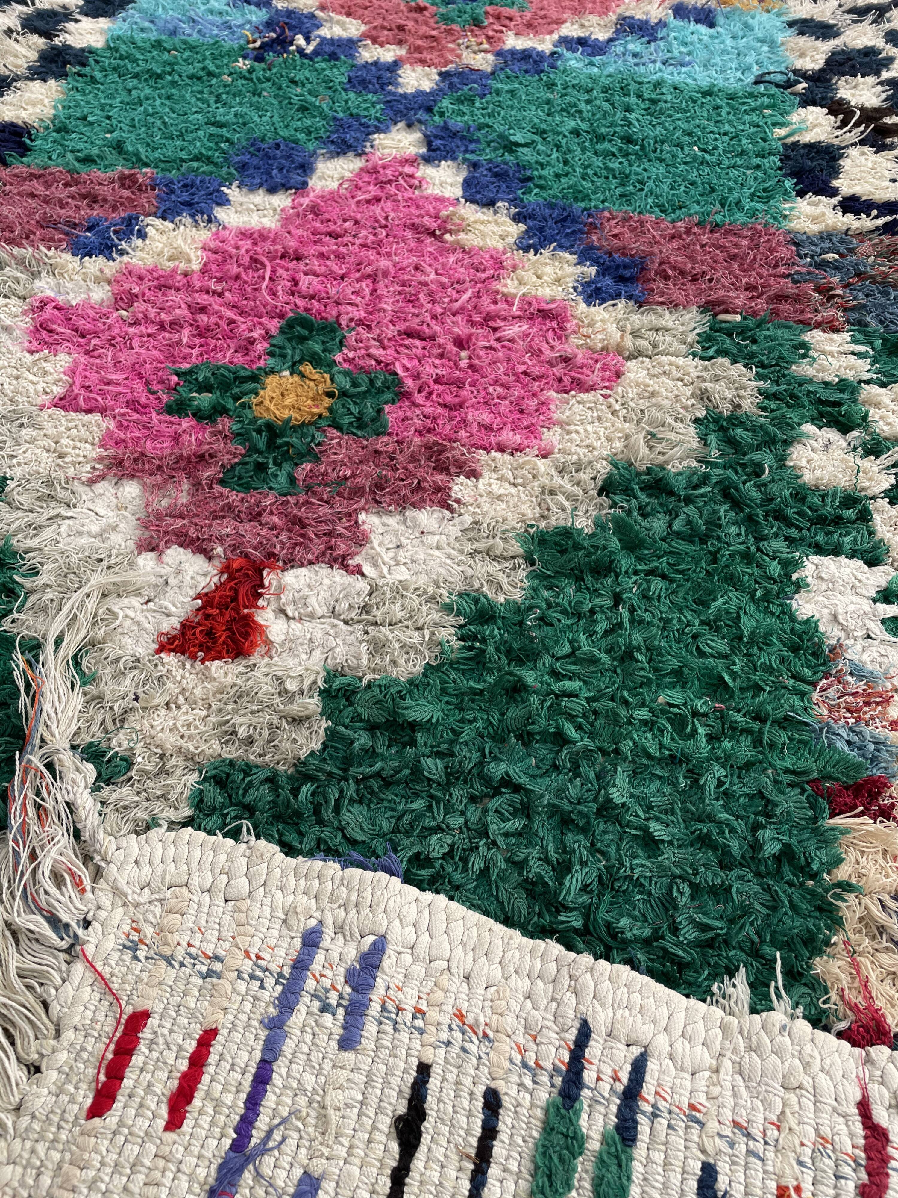 Carpet berbere boucherouite 145x230 cm