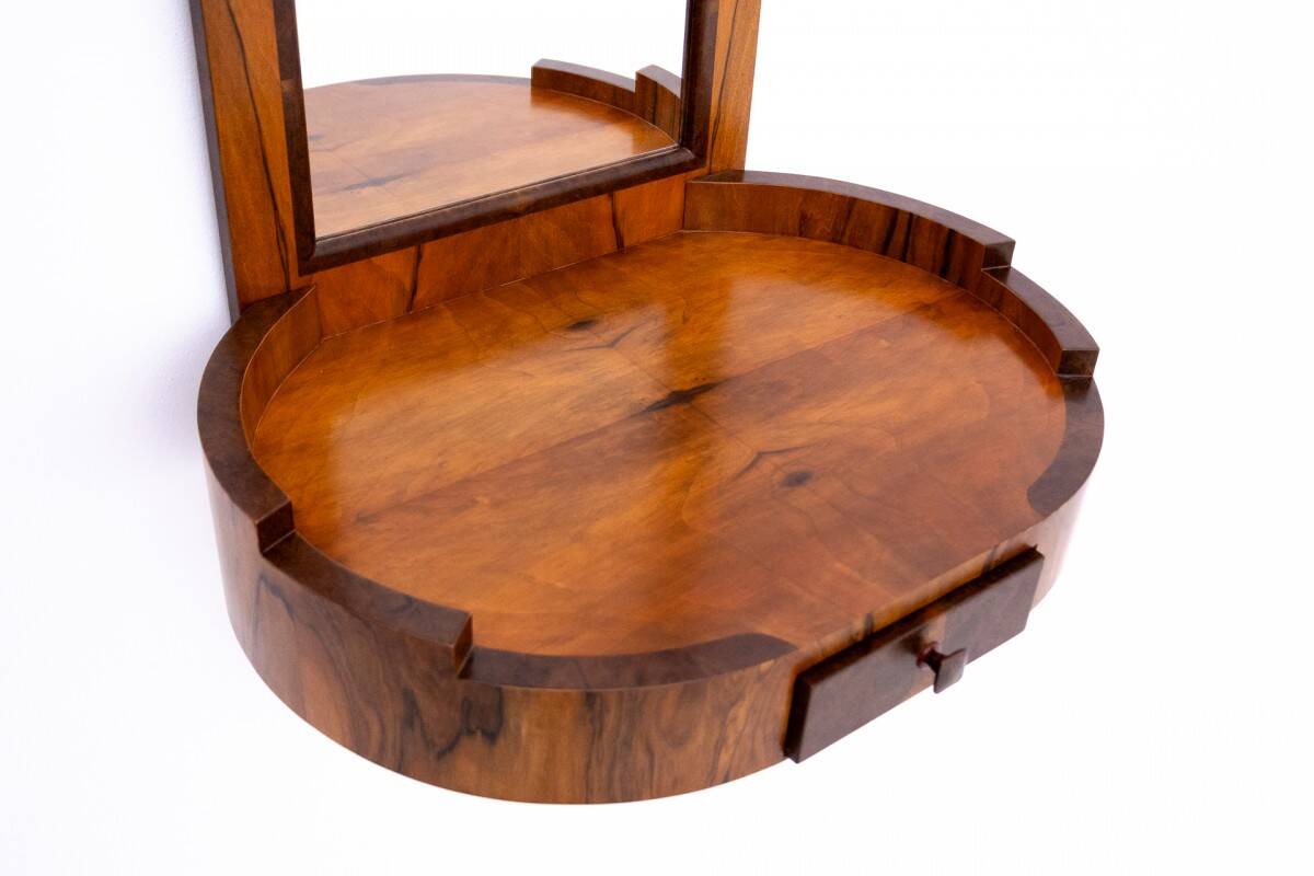 Dressing table with chair in Art Deco style, Poland, mid-20th century.