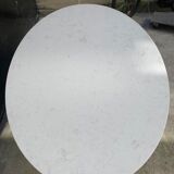 White marble table ash foot Tulipe