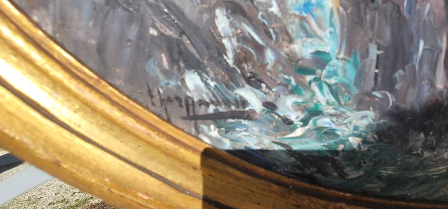 Peinture marine 19eme