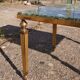 Table basse en marbre vert et bronze doré néoclassique