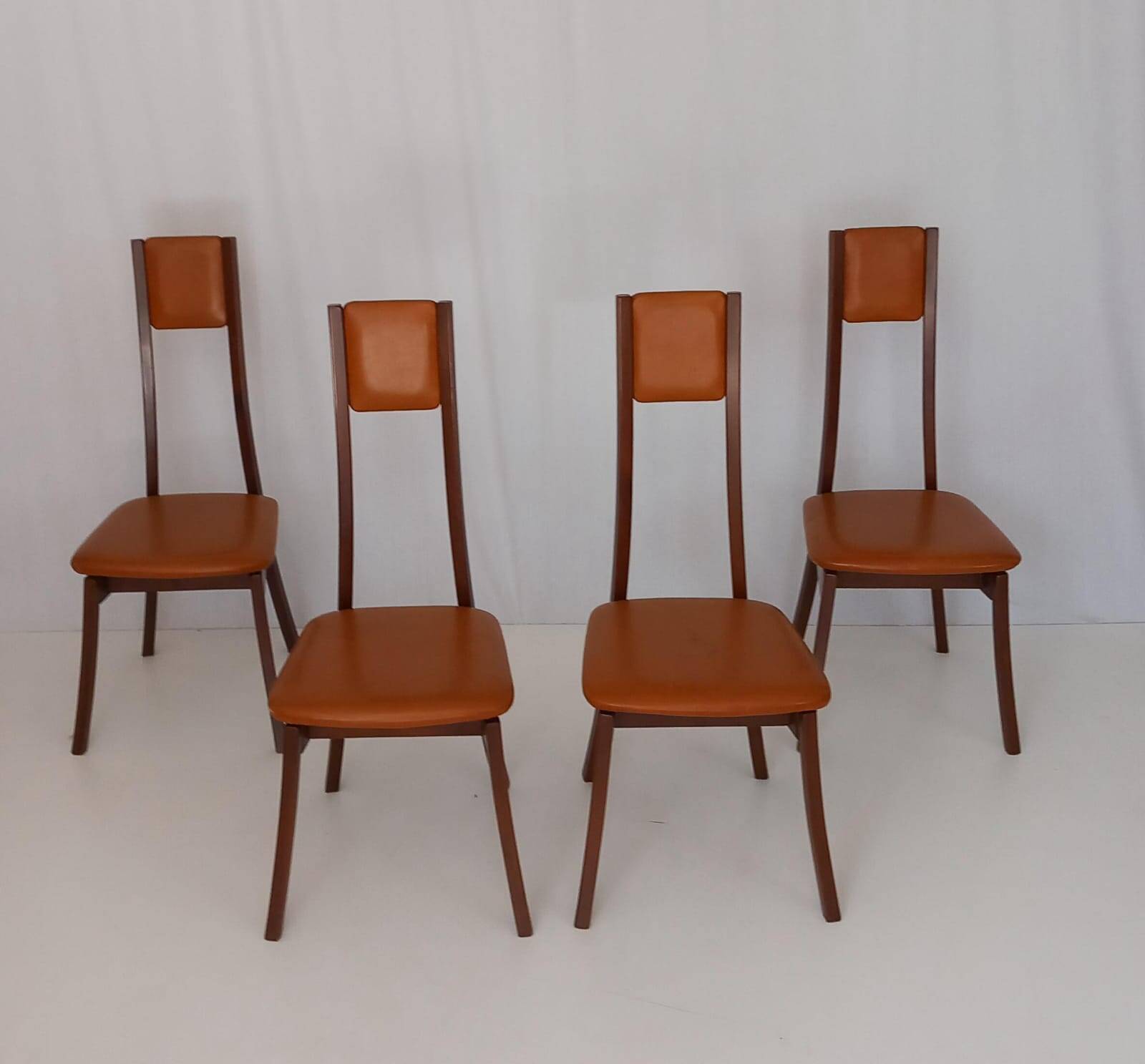 Set of 4 Programma S11 Chairs by Angelo Mangiarotti for Sorgente del Mobile