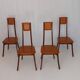Set of 4 Programma S11 Chairs by Angelo Mangiarotti for Sorgente del Mobile