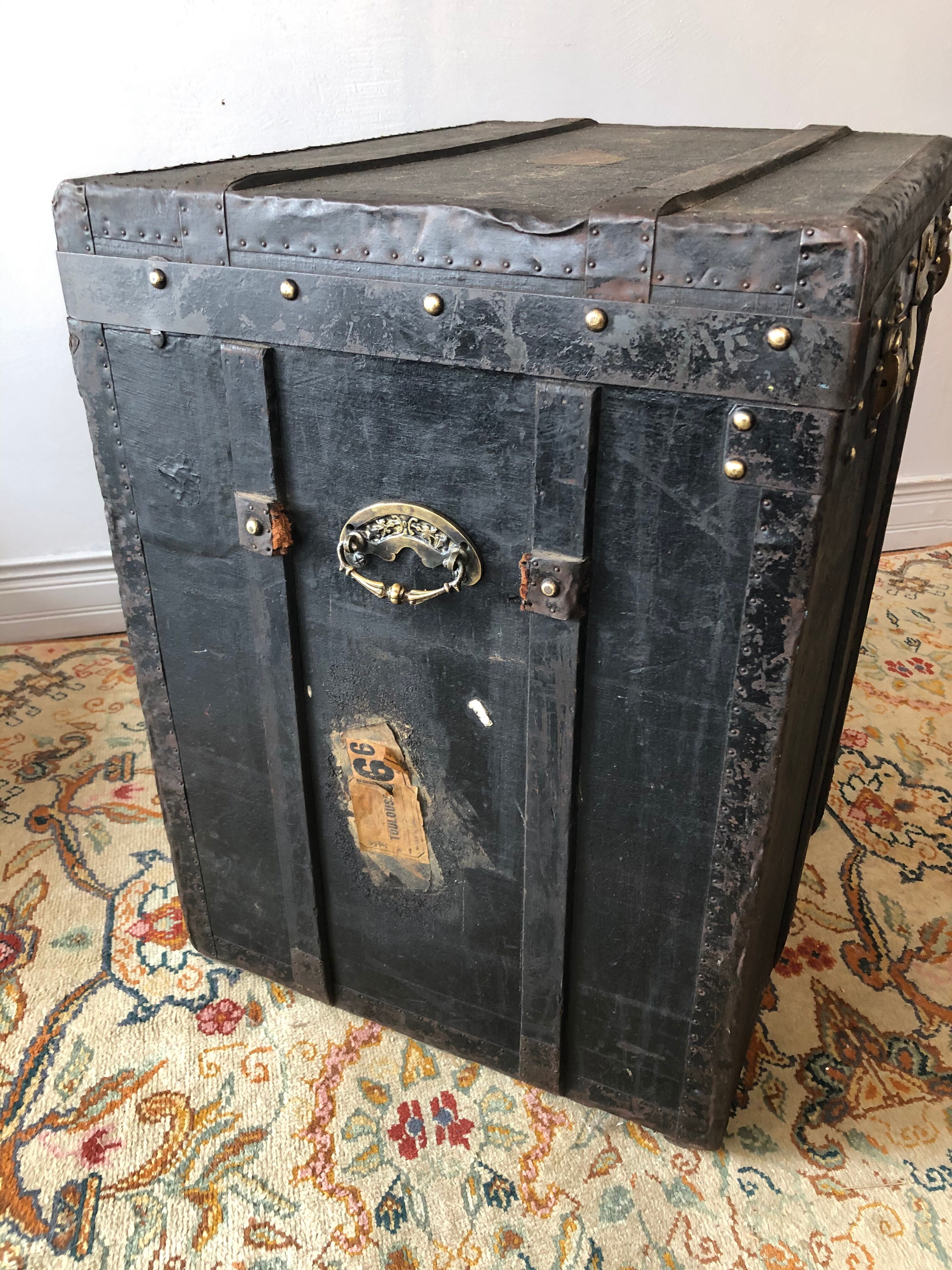 Ancient travel trunk