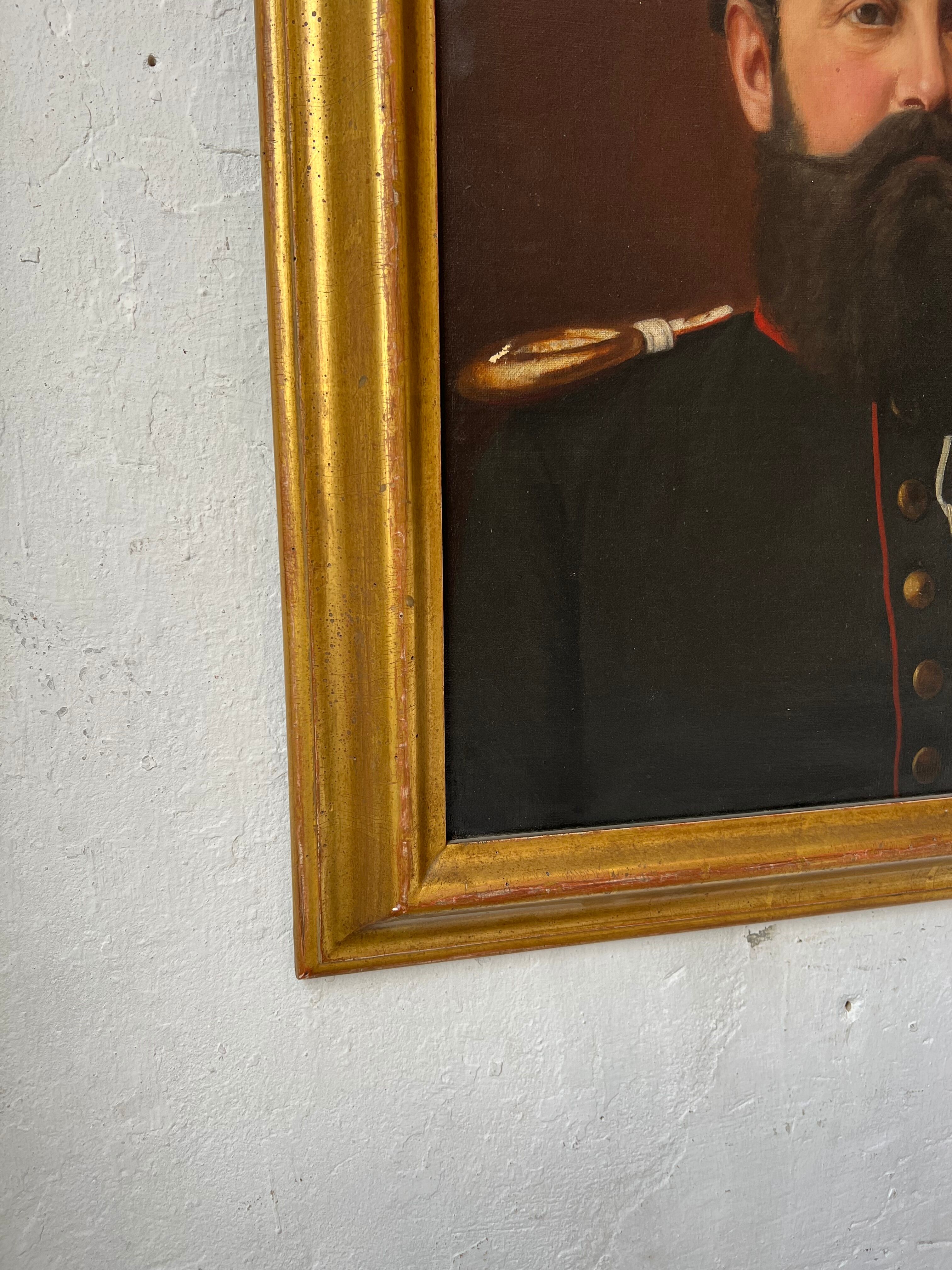 Portrait of an officer from 1883
