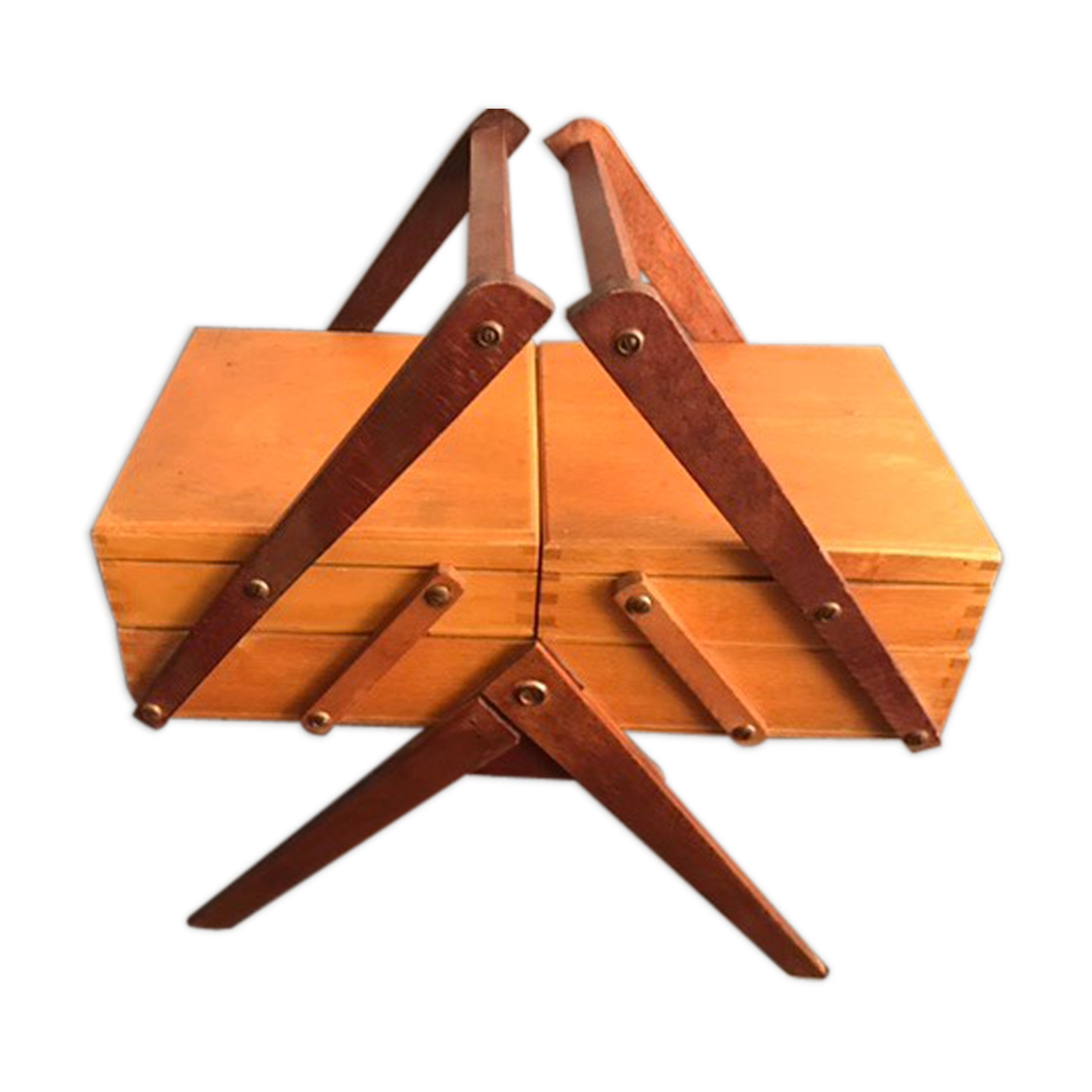 Vintage sewing basket