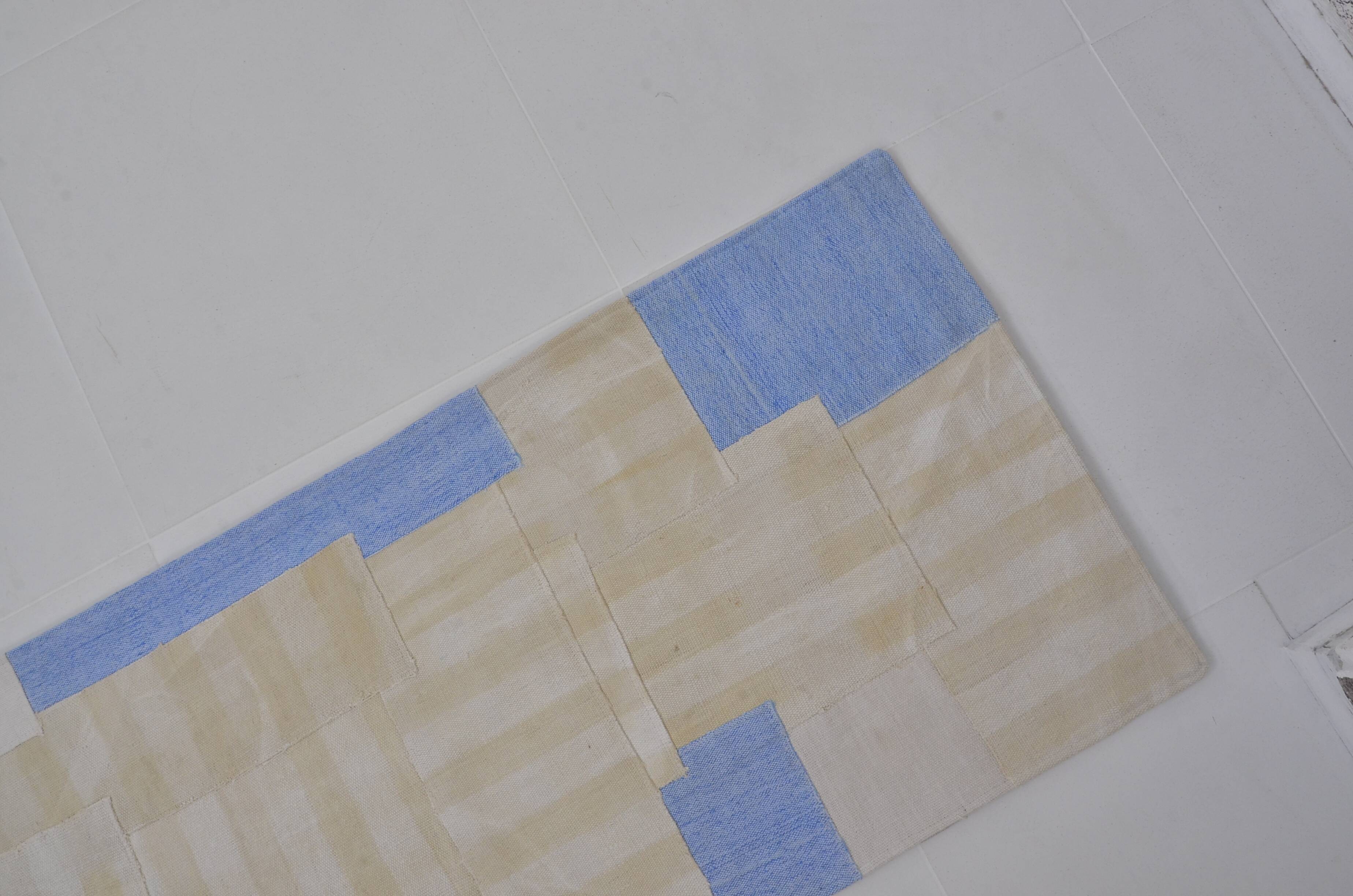 Vintage Whİte And Blue Runner sku3853