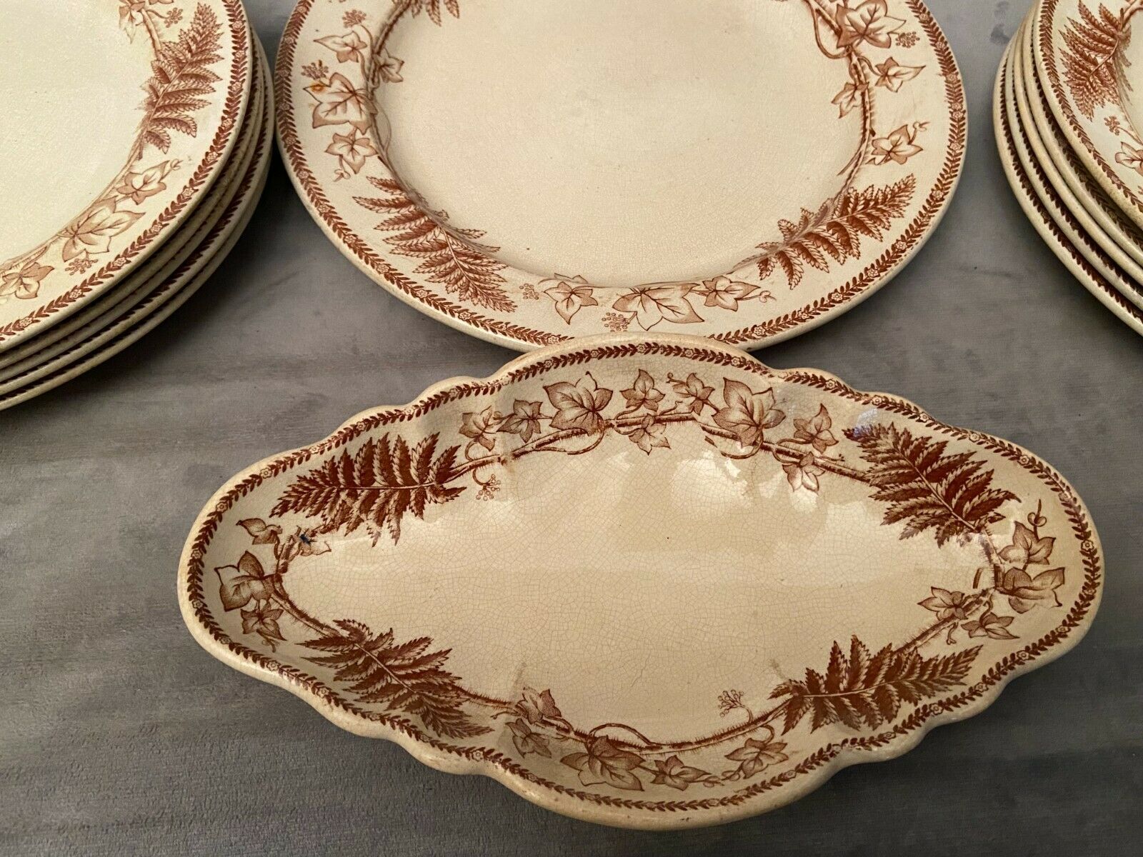 English earthenware table serving part JD&S décor Edinburgh