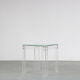1970s Pair of lucite side tables by iTRE, Italy
