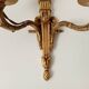 Vintage wall sconce in gilded brass, Empire style.