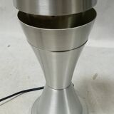 unknown aluminium "rocket" table lamp