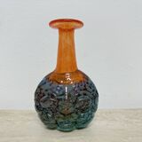 Rare Kjell Engman for Kosta Boda Sweden vase Rio face glass miniature vase