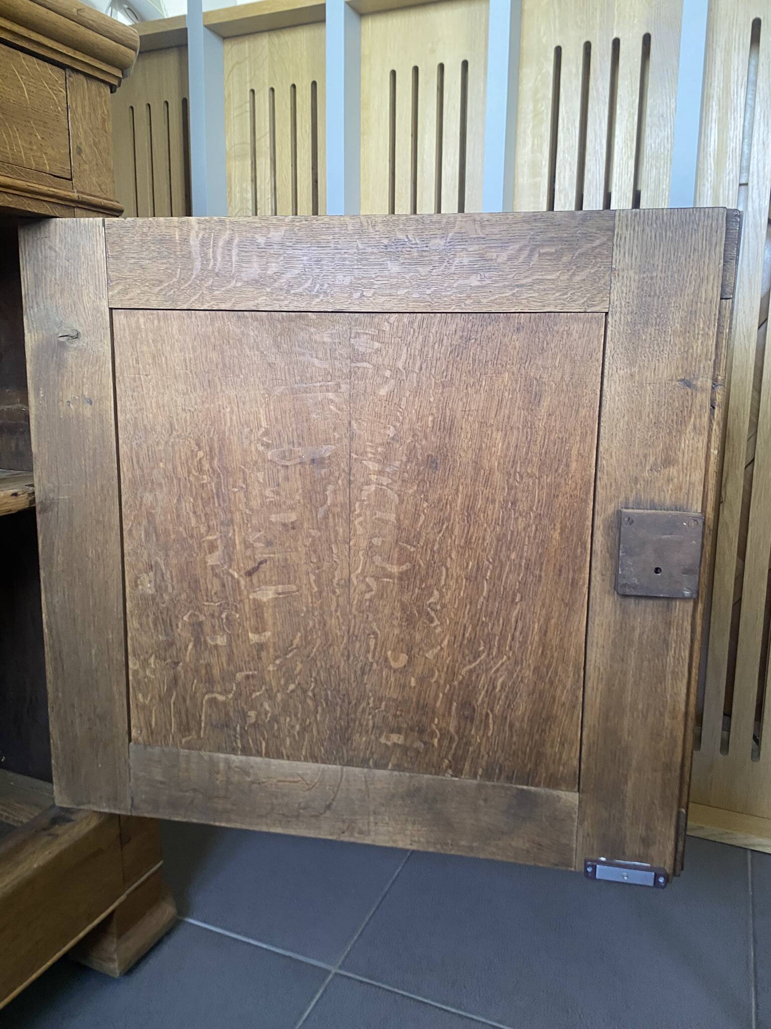Buffet two bodies in solid oak