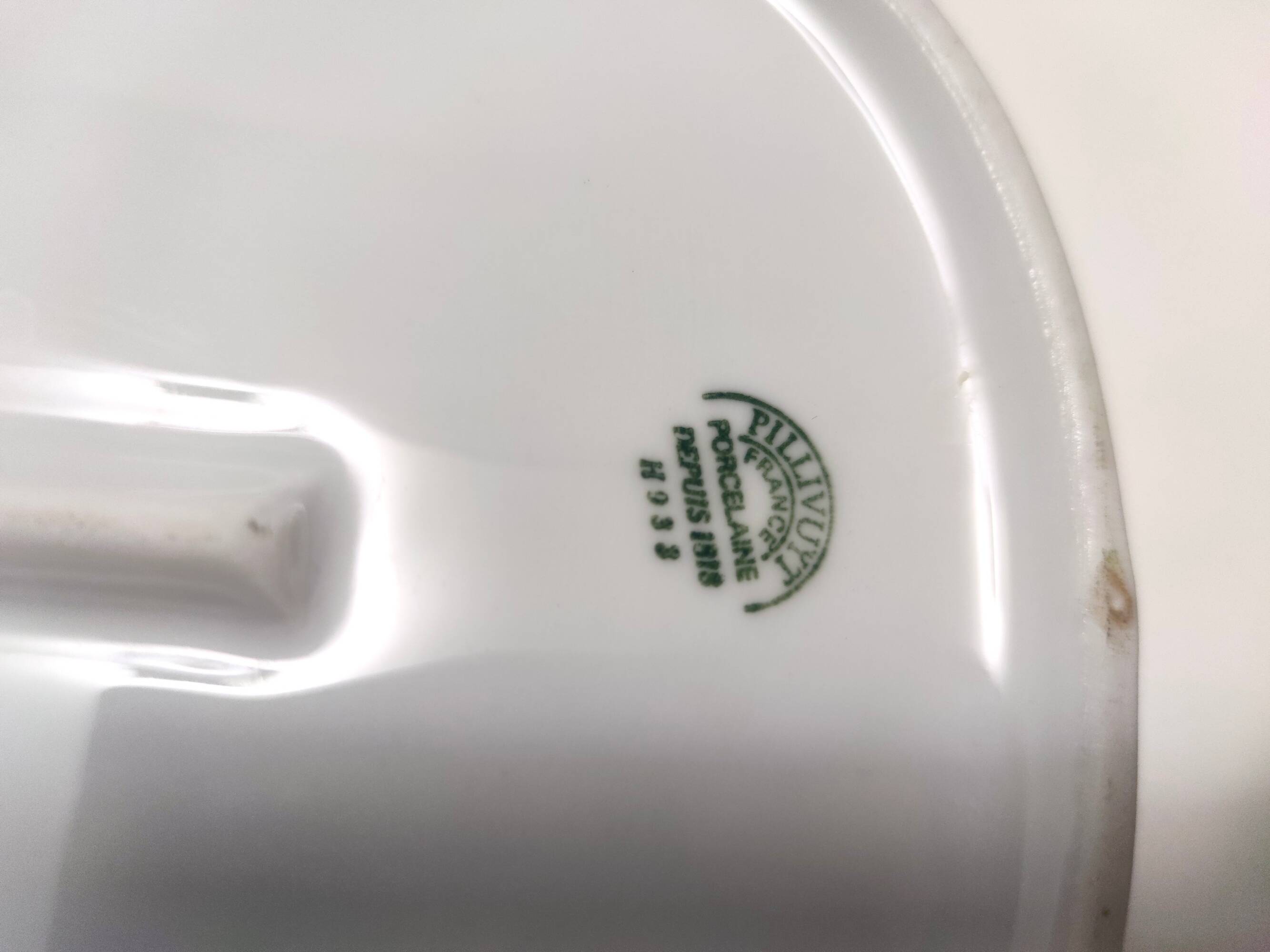 Postmodern Sabattini Sheffield Plated Metal and Ceramic Serving Plate, Italy