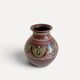 1970s Spanish Hand-Painted Studio Pottery Vase with Mediterranean Motifs