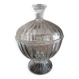 Old sugar bowl or glass candy dish