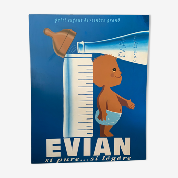 Vintage billboard evian 122 x 152 cm