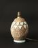 Art Deco ceramic table lamp base with blue patterns, 1920s/30s.