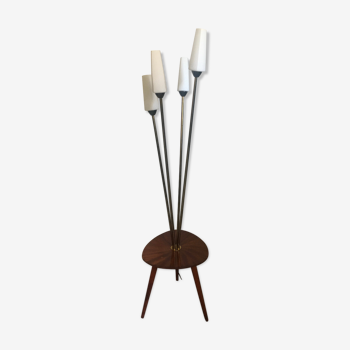 Lampadaire tablette 4 feux