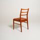 4 chaises de salle à manger scandinaves en teck