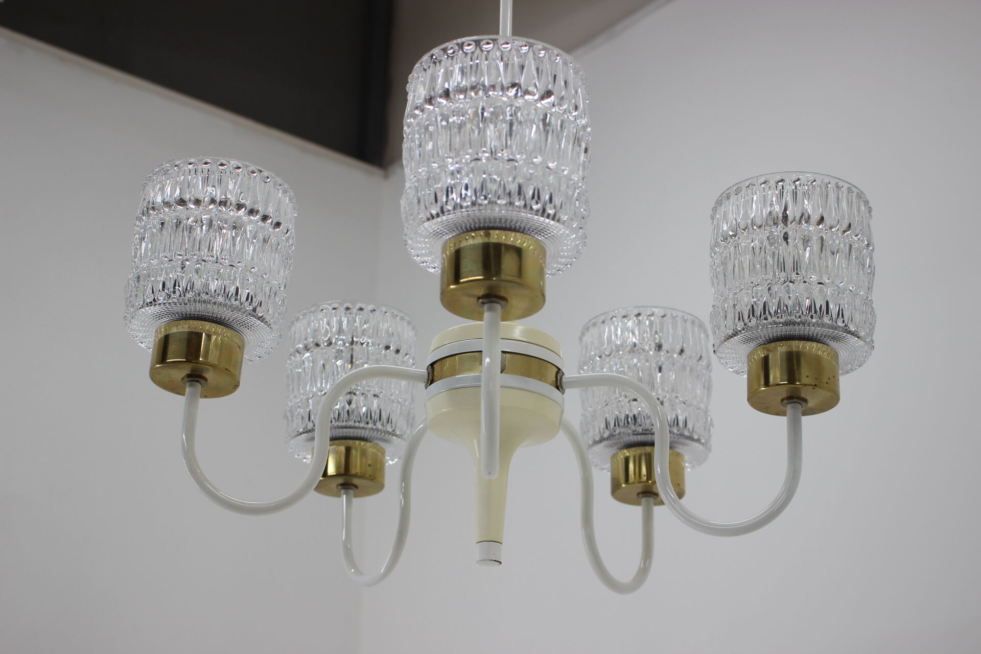 Mid-century chandelier by Kamenicky  Senov,1970‘s.