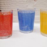 3 glasses cups Pepsy