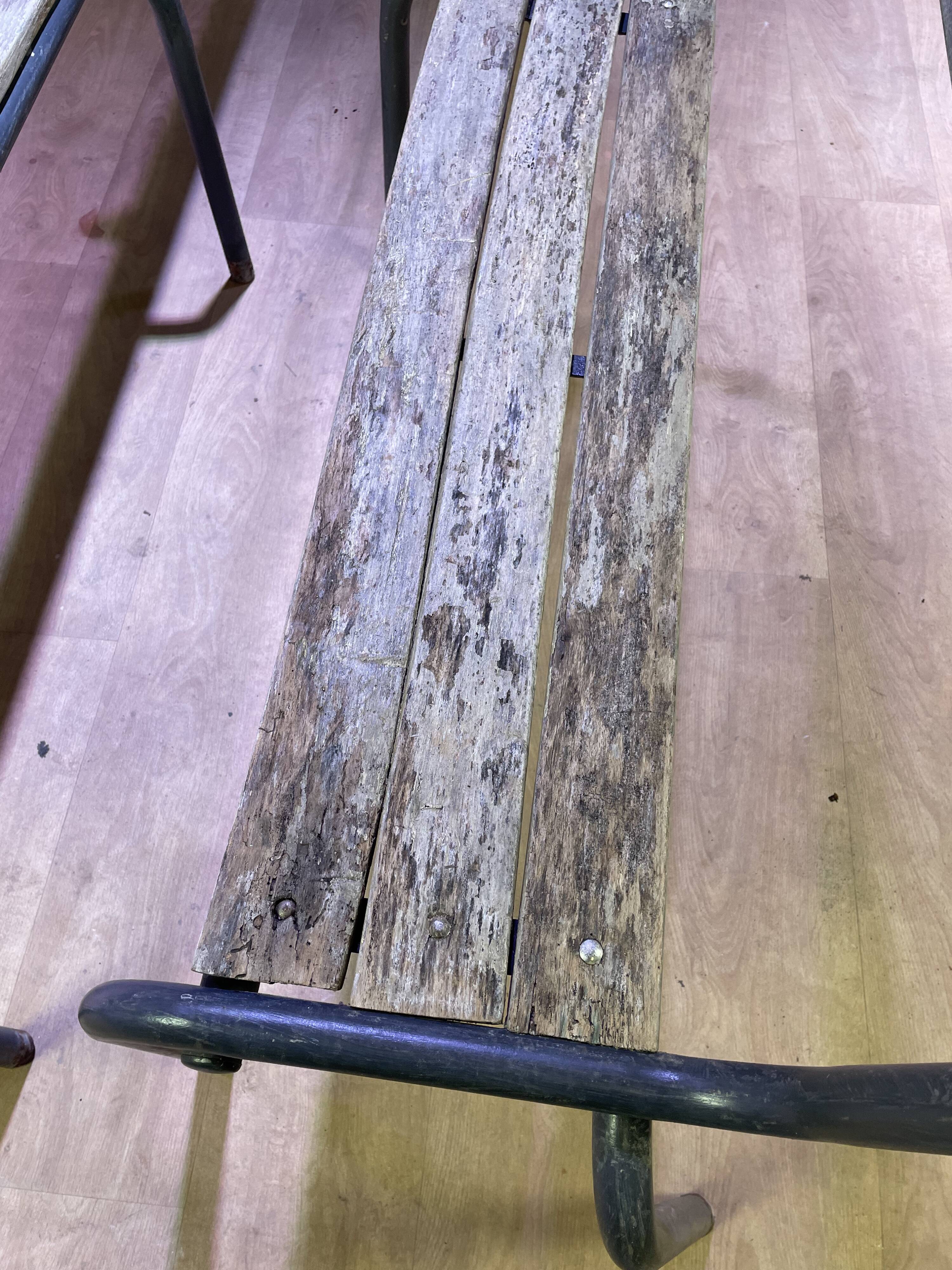 Pair of farm benches