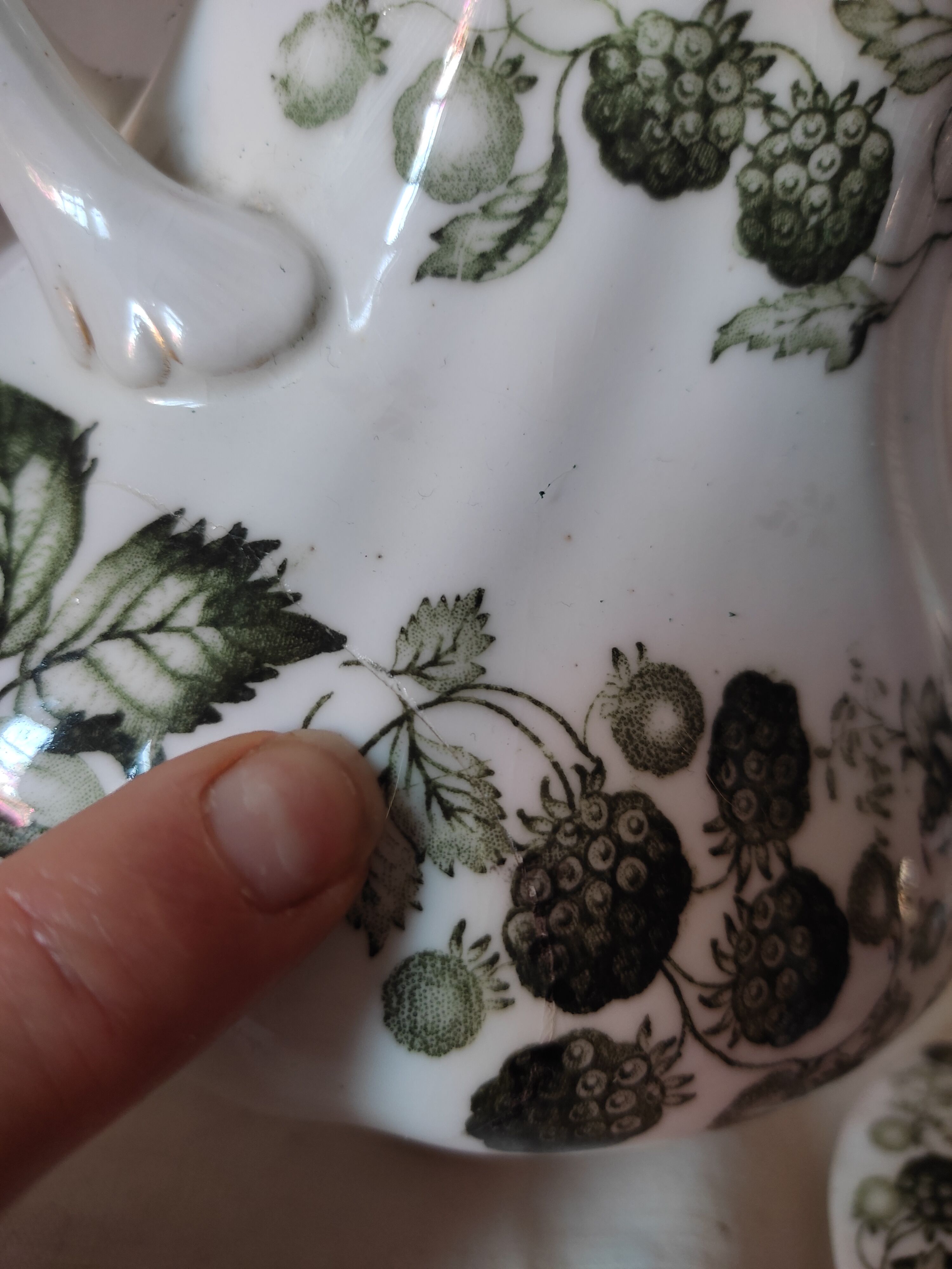 English earthenware teapot