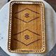 Vintage woven rattan top