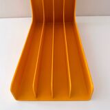 70s record stand Gustavberg yellow, Sweden