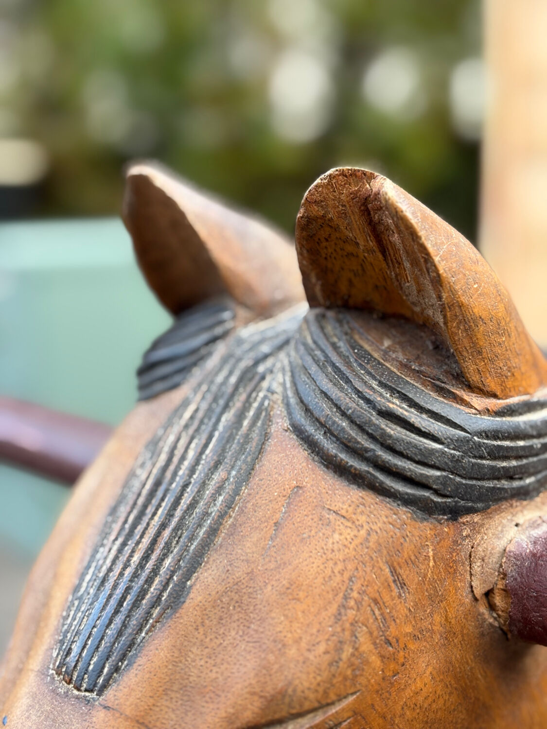 Antique rocking horse