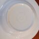 Set of 6 white ceramic deep plates made in Italy.