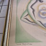 Dessins originaux art déco 1929 la paire