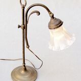 Art Deco brass lamp