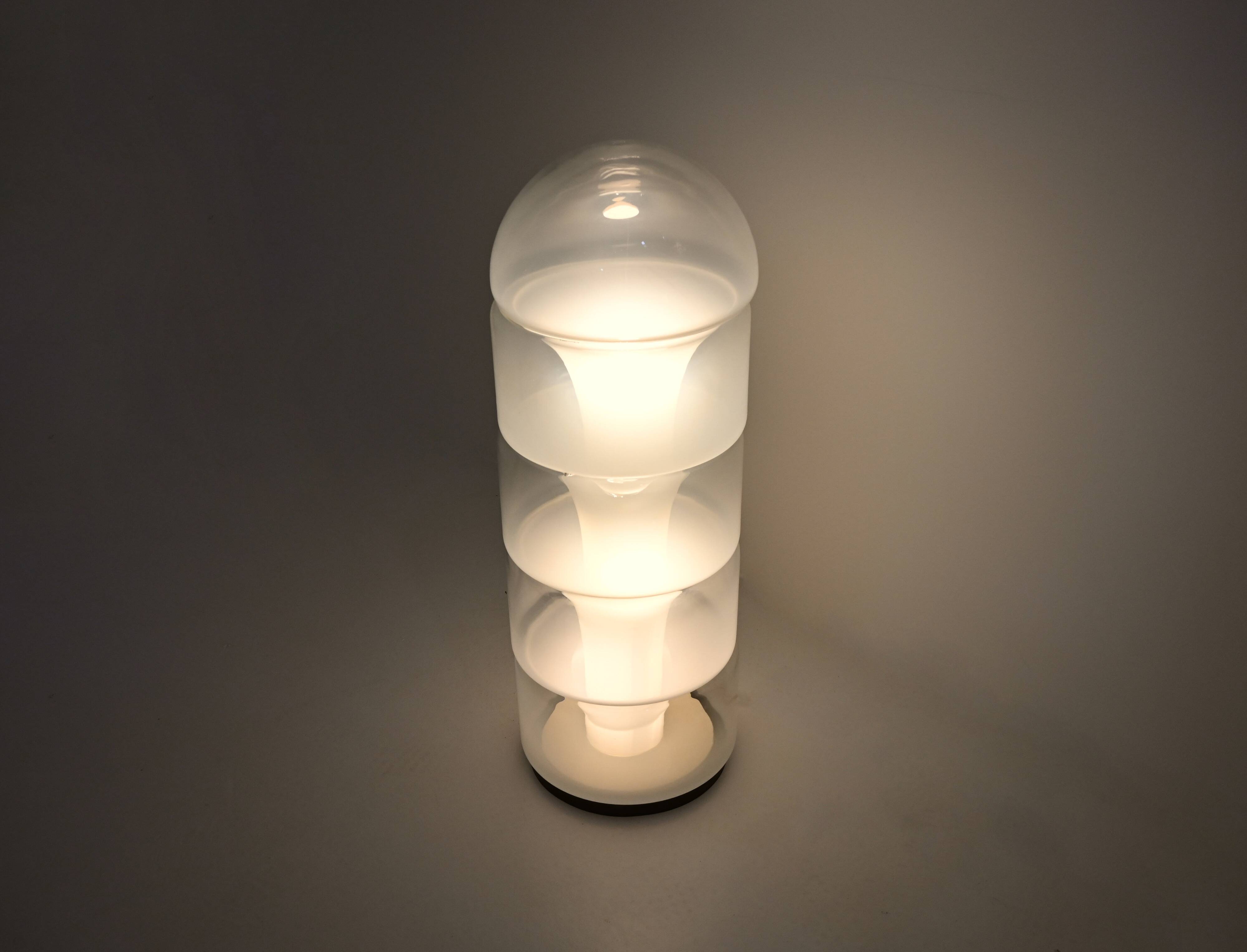 Sfumato LT316 floor lamp in Murano glass by Carlo Nason for Mazzega, year