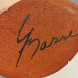 Ceramic vase, from charlotte basse denmark (signed at the bottom)