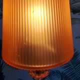 Princess orange plexiglass lamp