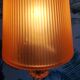 Princess orange plexiglass lamp