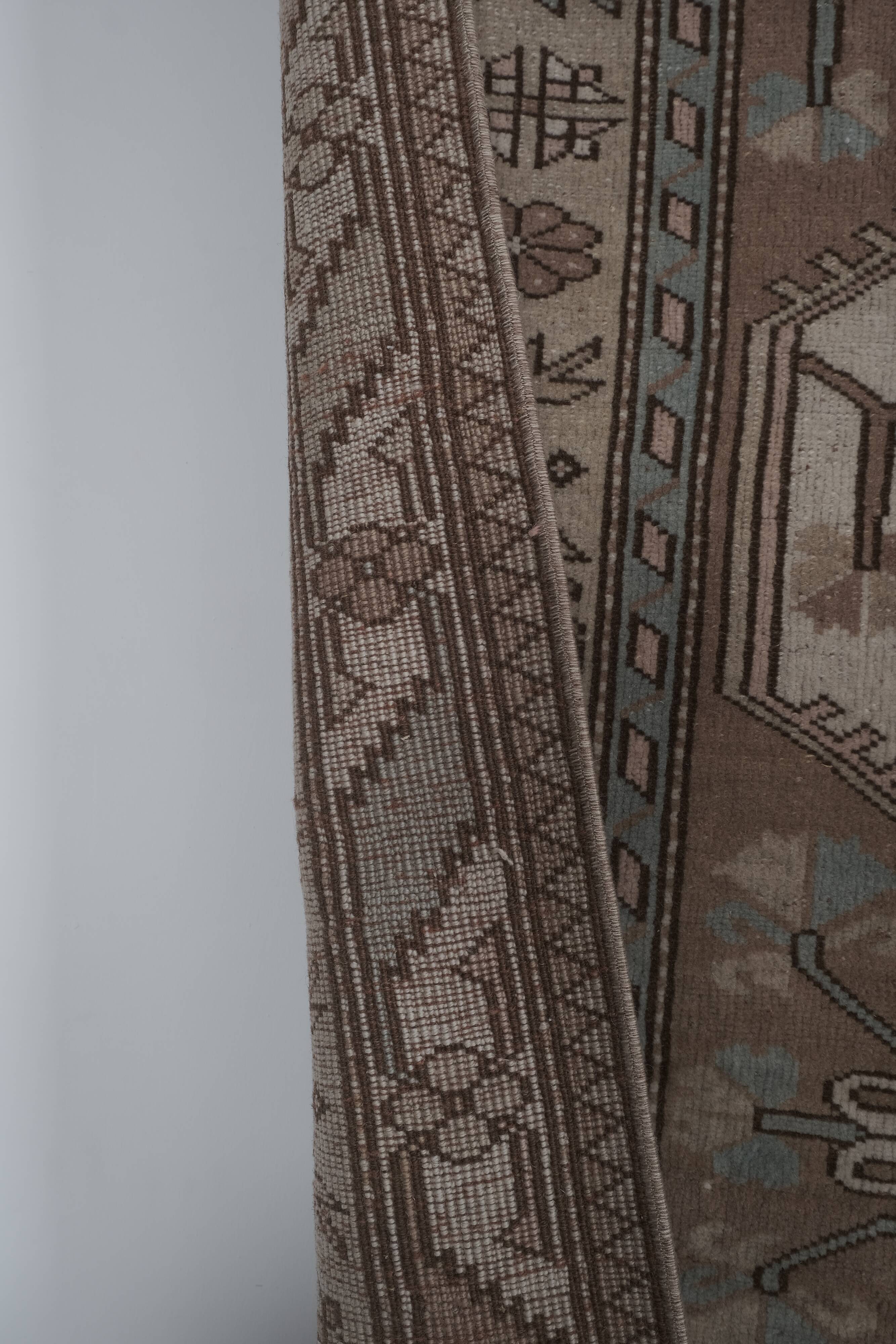 Turkish Milas Rug Carpet, DoorMat, Bedroom Kelim Carpet Teppiche 7'1'' x 8'11''