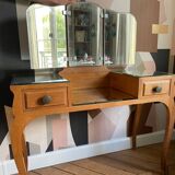 Mid-century hairdresser - triptych mirror