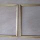 Deux cadres bois dorés vintage - pour sujet de 250 x 316 mm