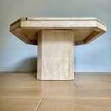 Travertine coffee table