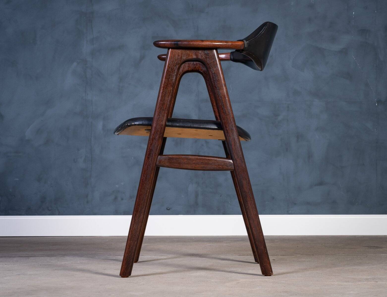 Vintage Armchair in Rosewood by Erik Kirkegaard for Høng Stolefabrik, 1960s