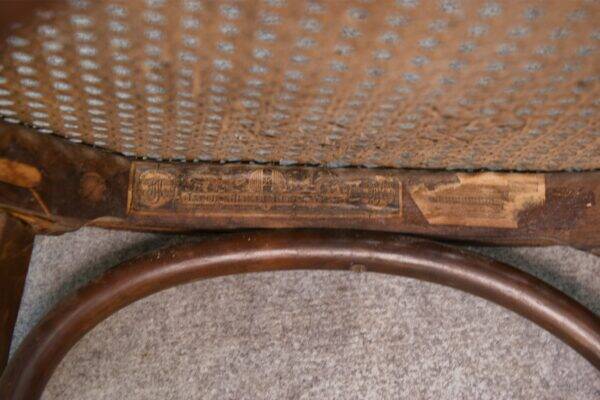 Pair of Art Nouveau bentwood chairs attributed to Koloman Moser for Jacob and Josef Kohn 1890/1910