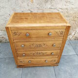 Art Deco style chest of drawers