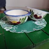 Set of two bowls type Breton
