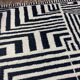 Handmade pure wool rug, size 1.4/2.6 m.