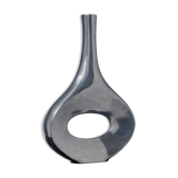 Vase soliflore en métal, 1980s