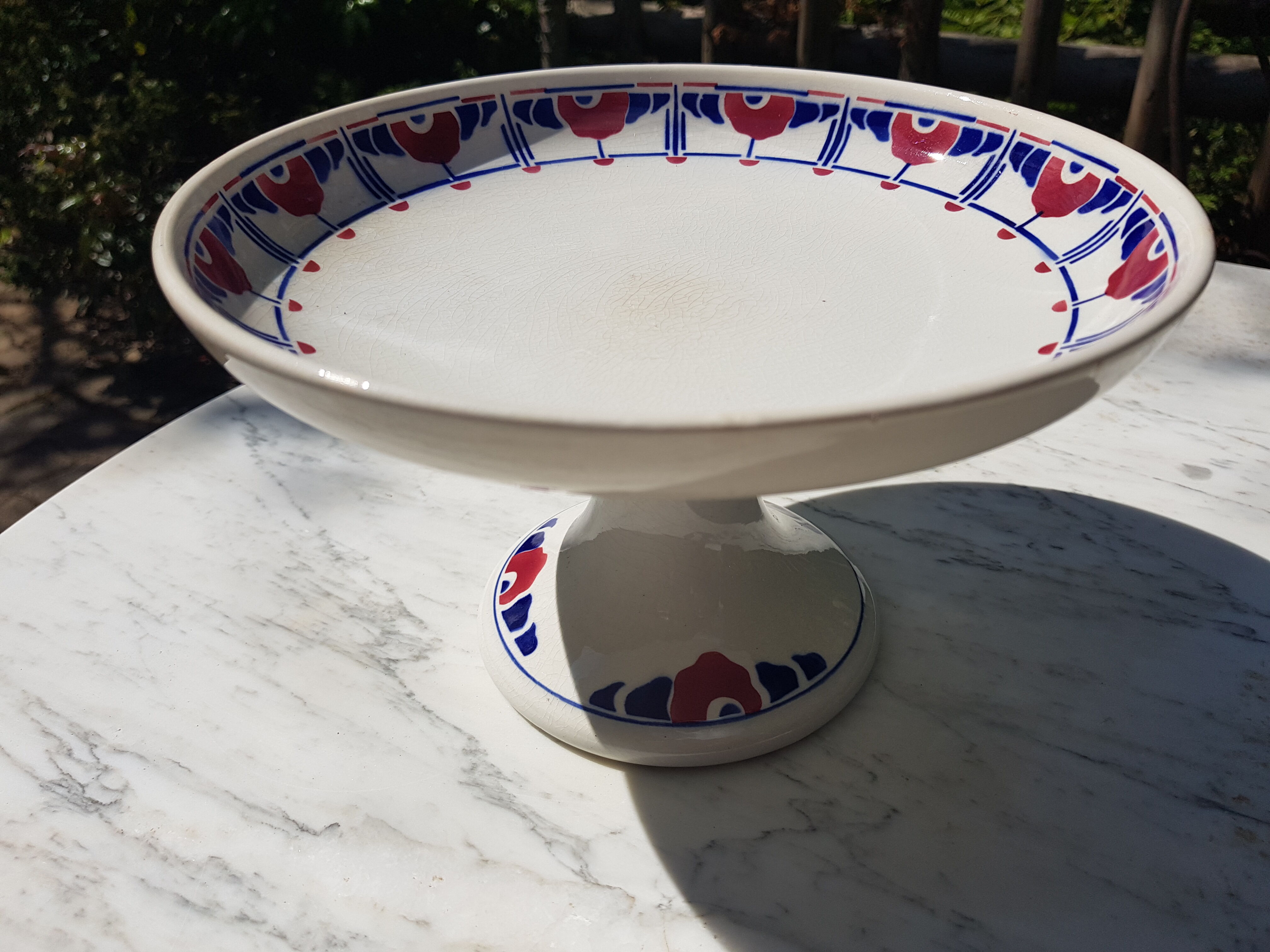 Compotier fruit cup Manufacture de Sarreguemines