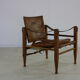 Sixties safari chair by Aage Bruun & son Denmark